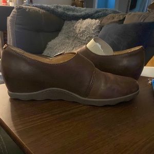 Womens Dansko Marisa Burnished Nubuck Brown Sz 9/39